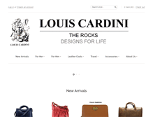 Tablet Screenshot of louiscardinishop.com